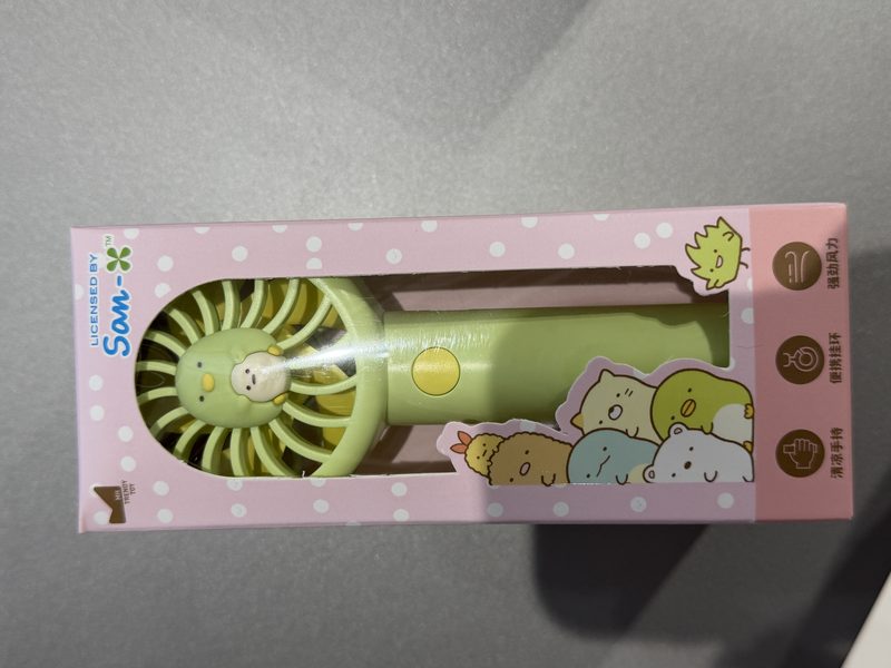 角落小伙伴系列竹蜻蜓风扇 实拍主图