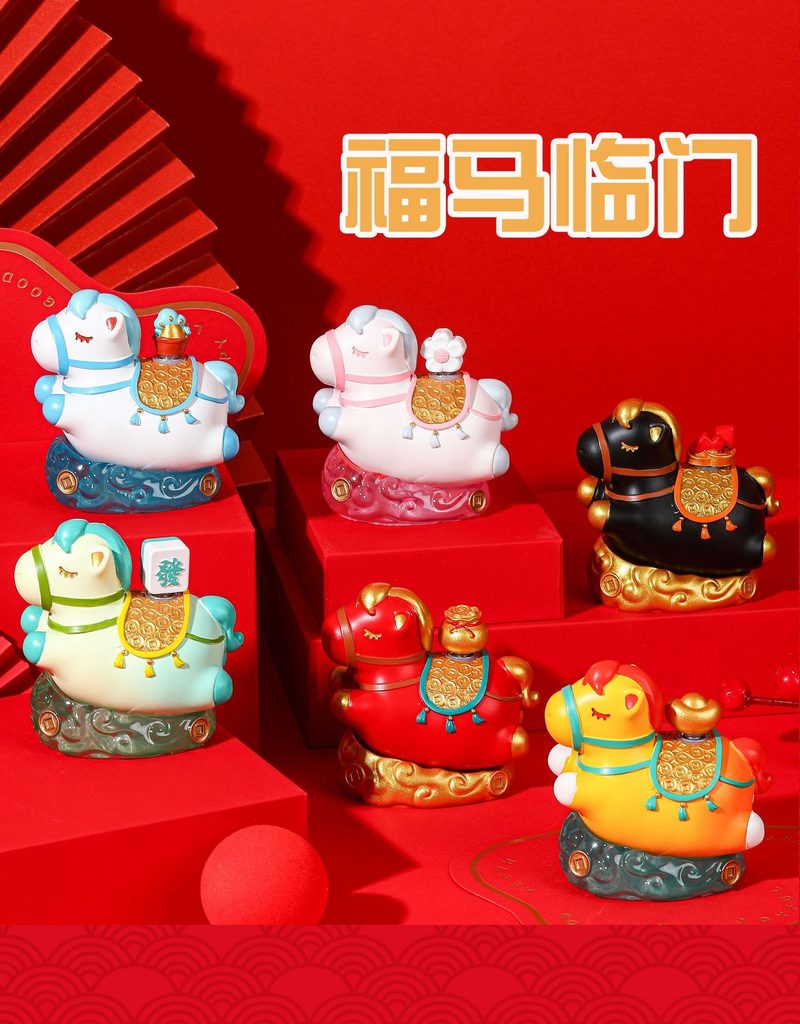 马年吉祥物摆件马上有钱西安文创纪念品唐三彩小马博物馆伴手礼品 实拍主图