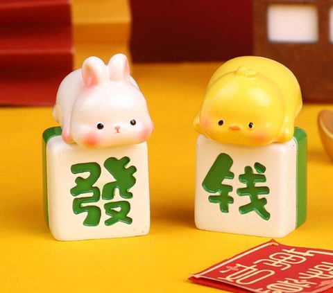 新款发财小雀神盲盒手办桌面装饰小摆件新春礼品创意潮玩公仔批发 实拍主图